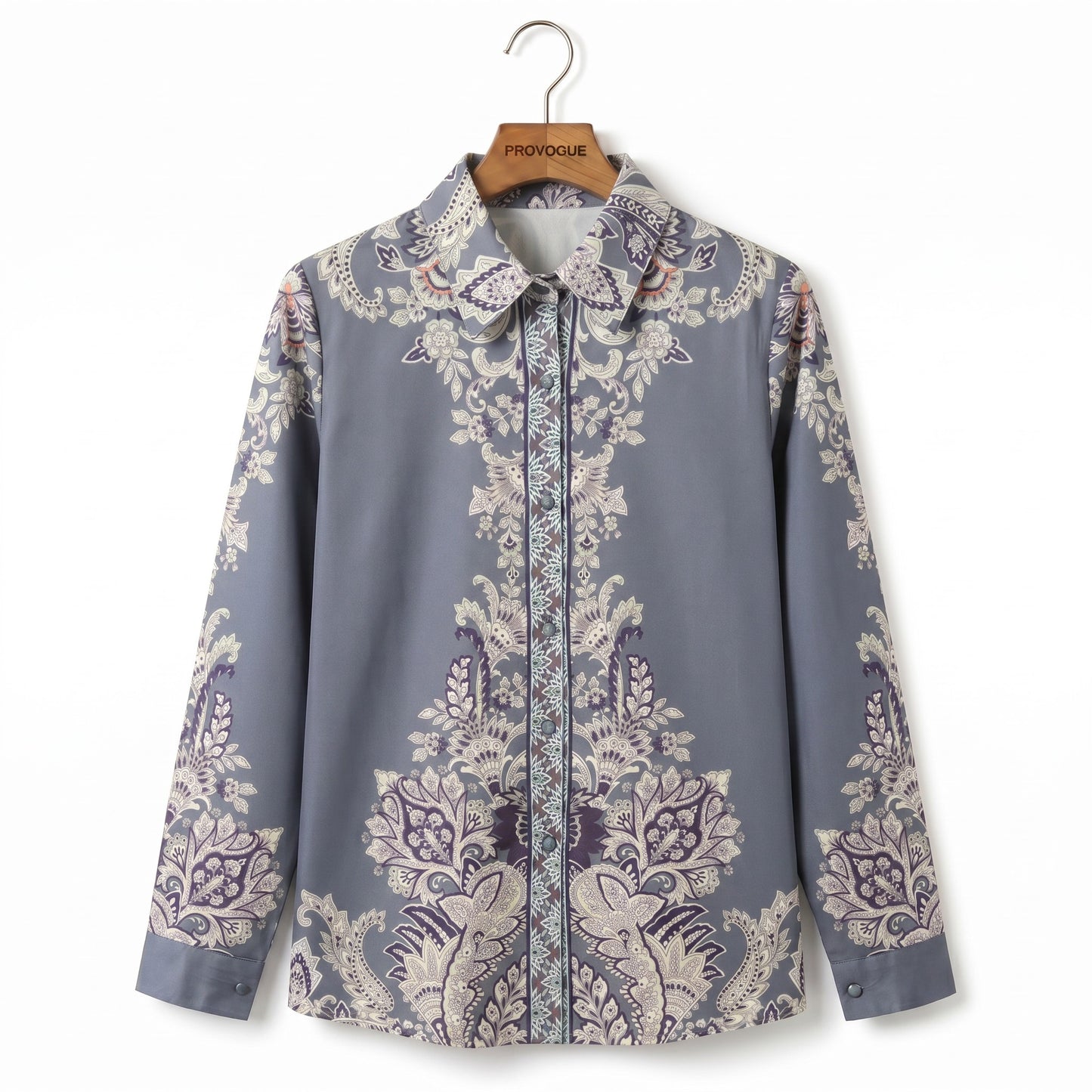 Elegant printed shirt crafted from premium fine crepe fabric. Designed for comfort, versatility, and everyday sophistication.