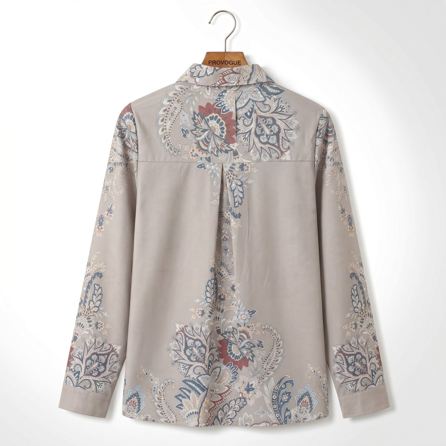Elegant printed shirt crafted from premium fine crepe fabric. Designed for comfort, versatility, and everyday sophistication.