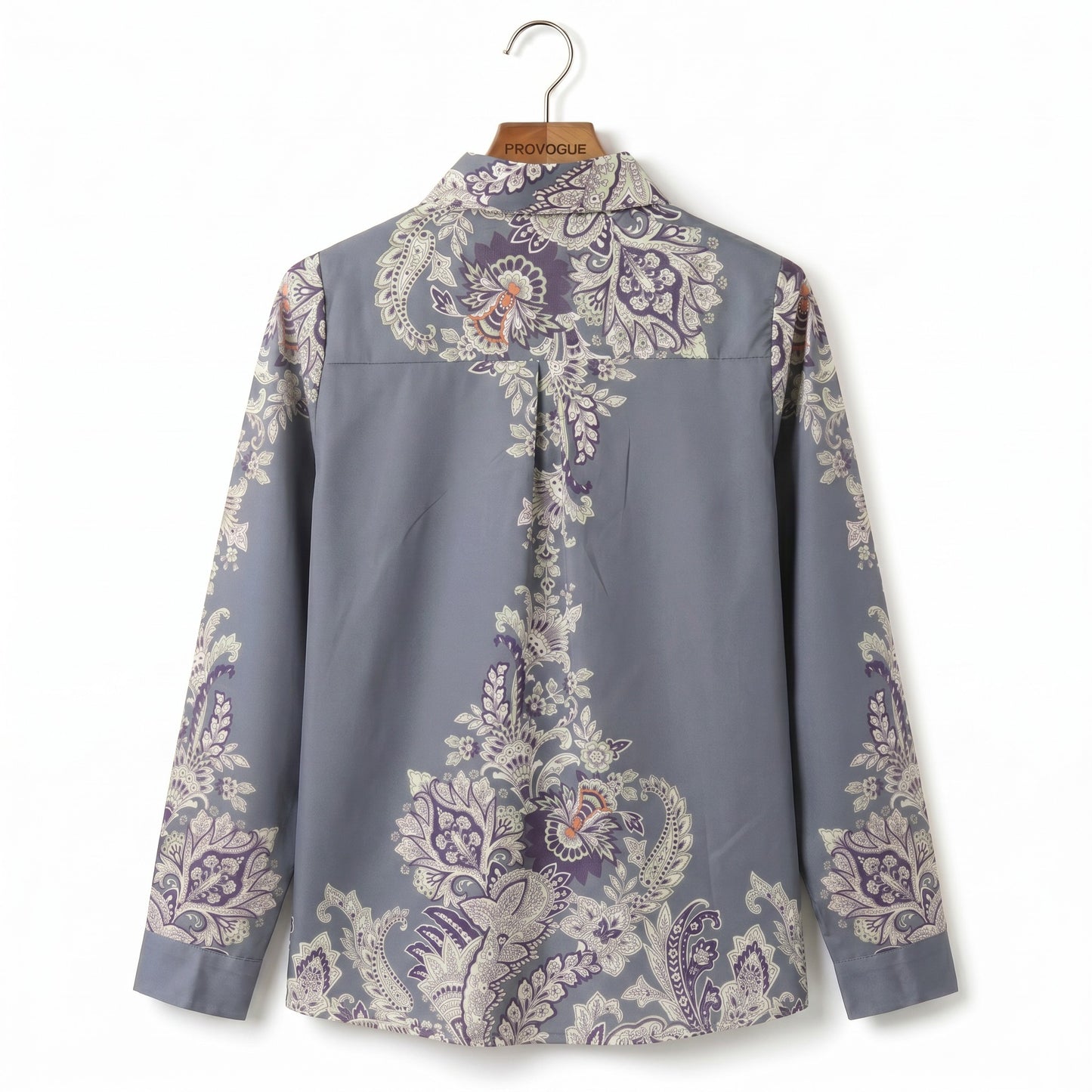 Elegant printed shirt crafted from premium fine crepe fabric. Designed for comfort, versatility, and everyday sophistication.