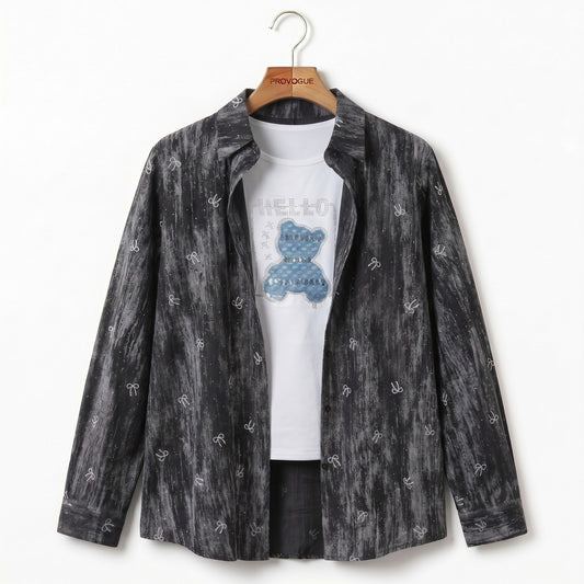 Bow Print Shirt
