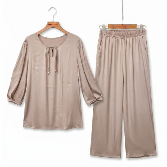 Luna Satin Co-Ord Set