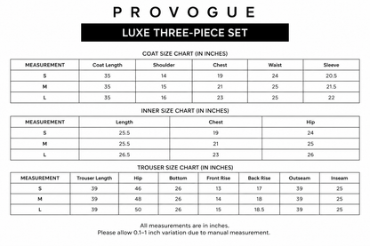 Luxe Three-Piece Set