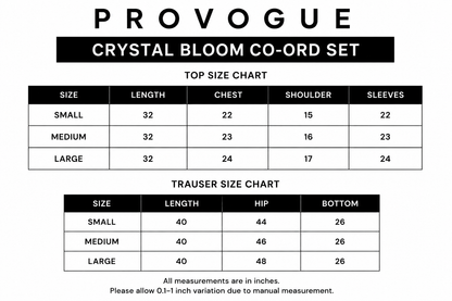 Crystal Bloom Co-Ord Set