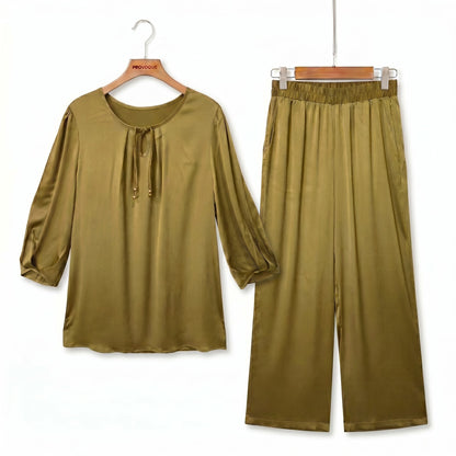 Luna Satin Co-Ord Set