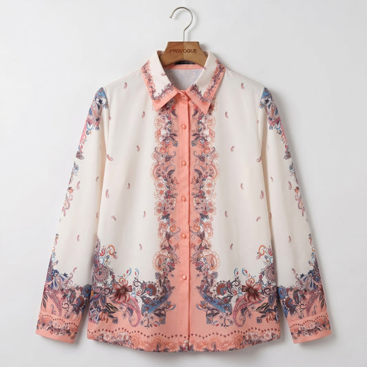 Floral Paisley Top