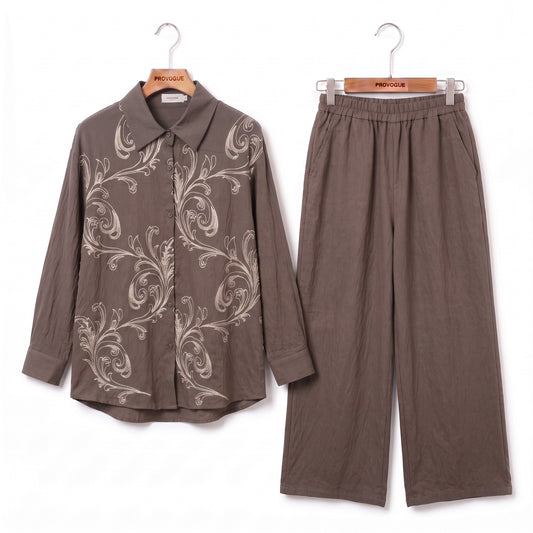 Luxe Threadwork Co-Ord Set