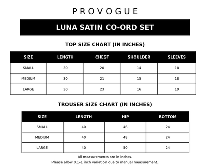 Luna Satin Co-Ord Set